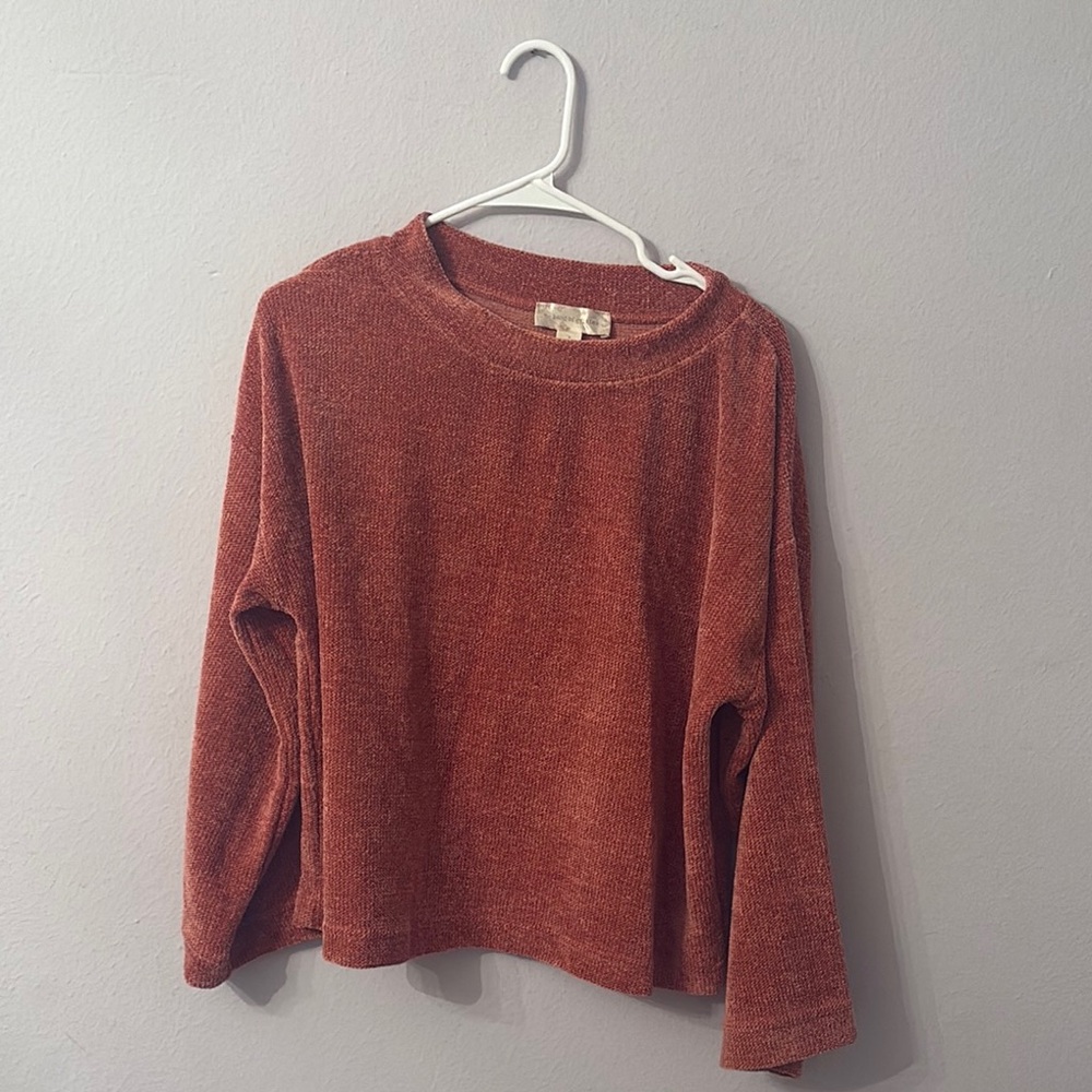 Band of Gypsies Terracotta Knit Sweater
